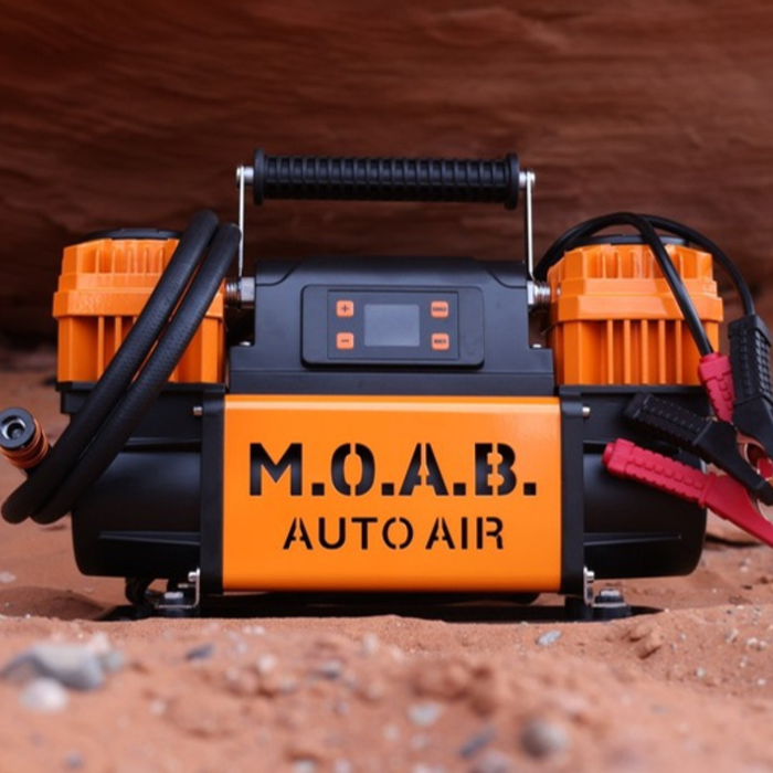 EZ FLATE M.O.A.B. Auto Air 10.6 CFM Portable Dual Air Compressor