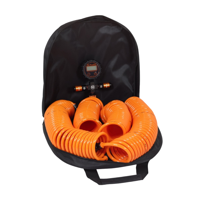 EZ FLATE Recoil 4-Way Hose Kit with Standard Manifold