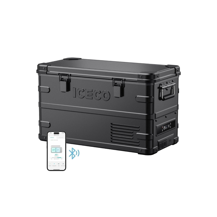 ICECO APL35 Dual Zone Aluminum Black Freezer 35 LT