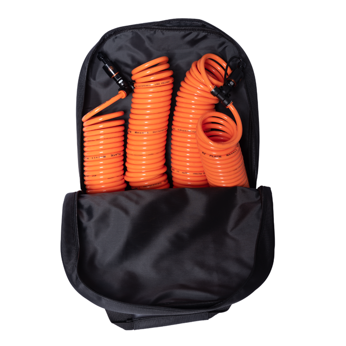 EZ FLATE Recoil 4-Way Hose Kit with Standard Manifold