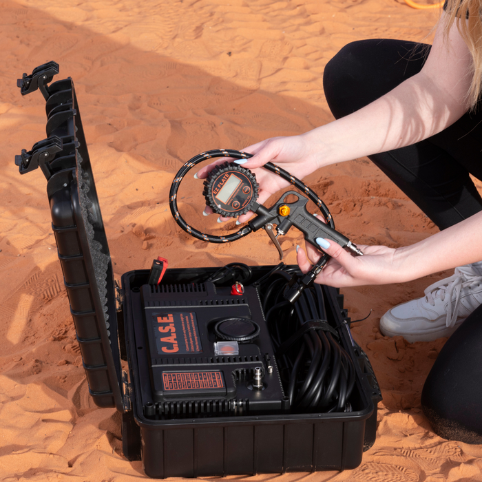 EZ FLATE C.A.S.E. 10.6 CFM Portable Dual Air Compressor
