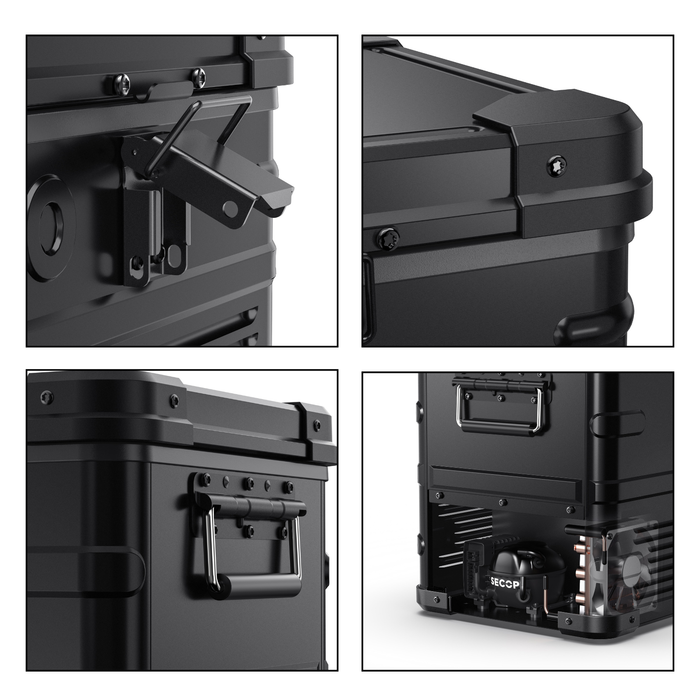 ICECO APL35 Dual Zone Aluminum Black Freezer 35 LT