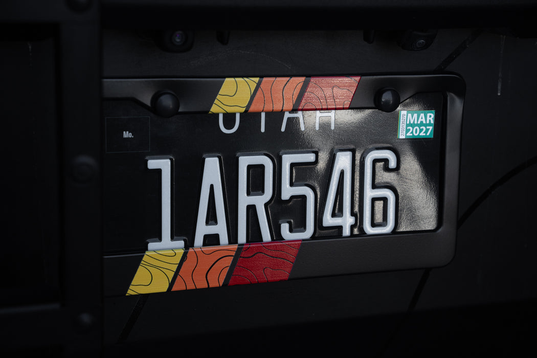 Land Cruiser Lifestyle Heritage License Plate Frame For Land Cruiser