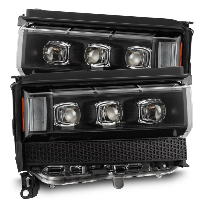 Alpharex NOVA Projector Headlights Black For Land Cruiser (2024-Current)