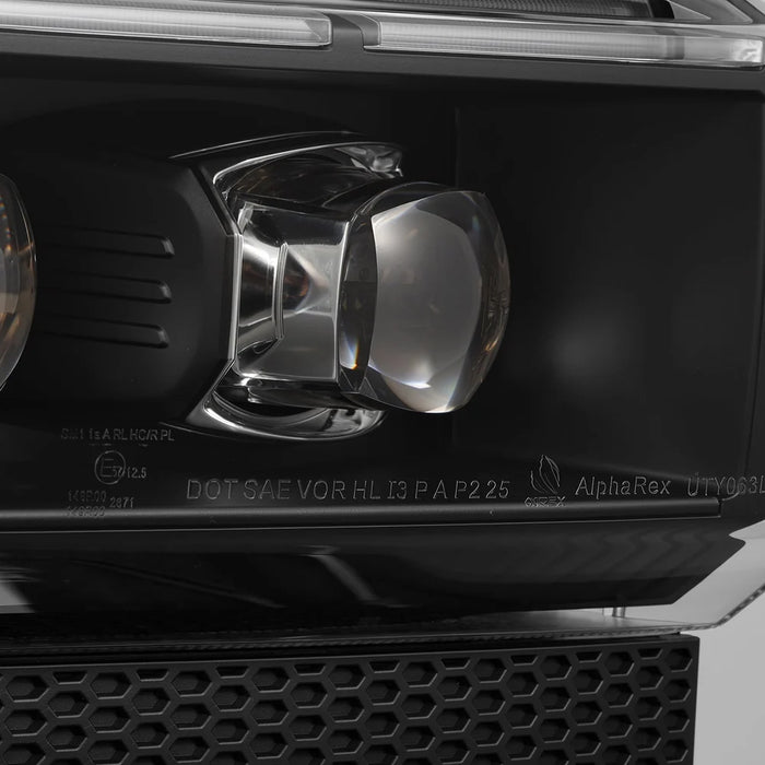 Alpharex NOVA Projector Headlights Black For Land Cruiser (2024-Current)