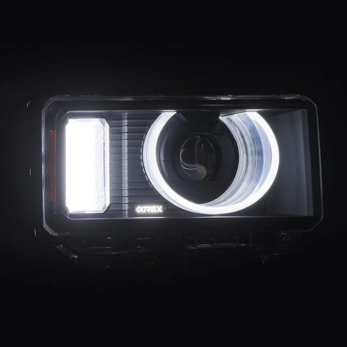 Alpharex Projector Headlights Black For Land Cruiser (2024-Current)