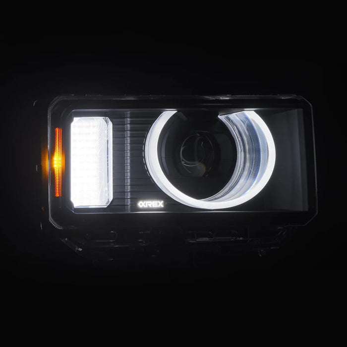 Alpharex Projector Headlights Black For Land Cruiser (2024-Current)