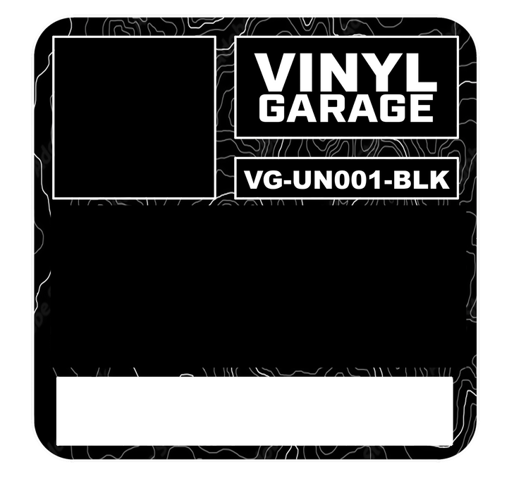 Vinyl Garage Glove Box Keyhole Cover
