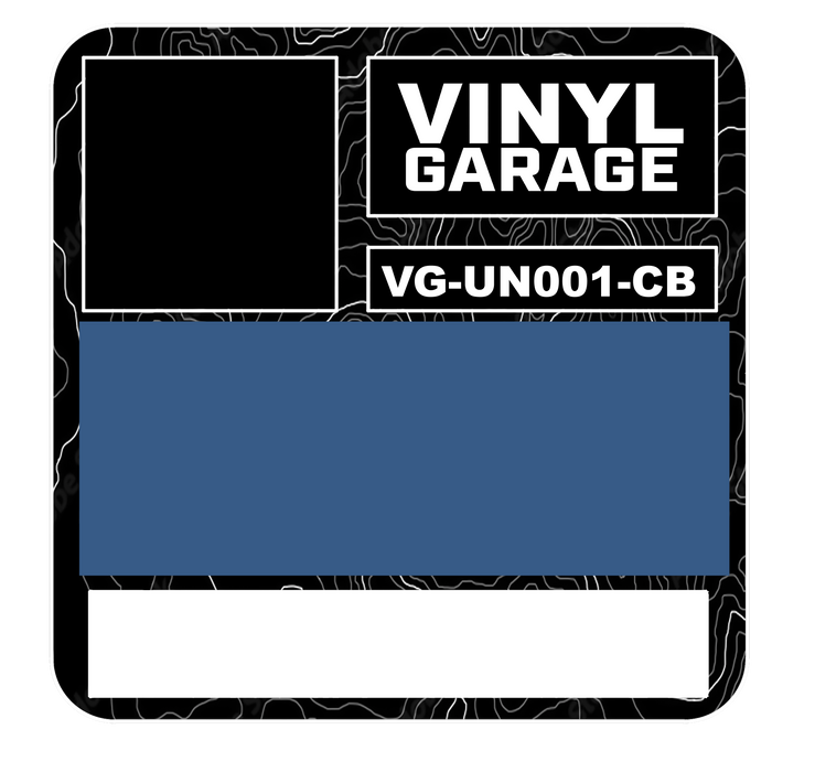 Vinyl Garage Glove Box Keyhole Cover