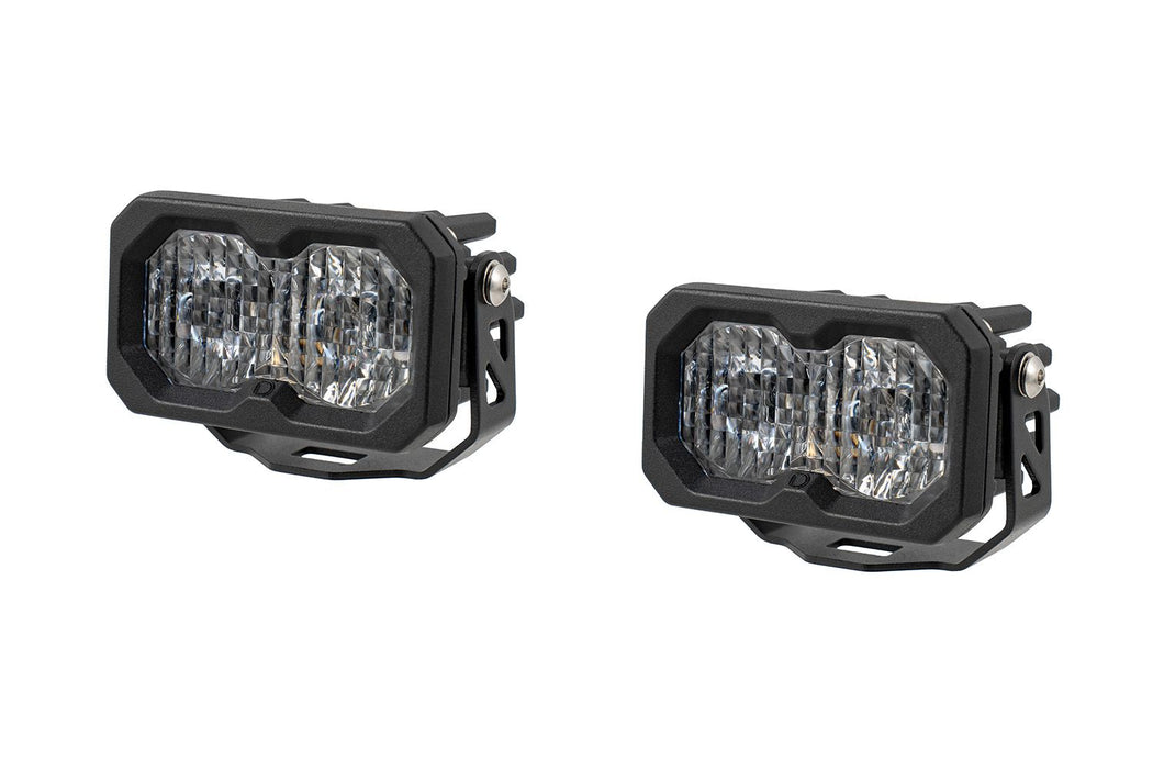 Diode Dynamics C2 2.0 SAE/DOT White Pro LED Pod (pair) For Tacoma