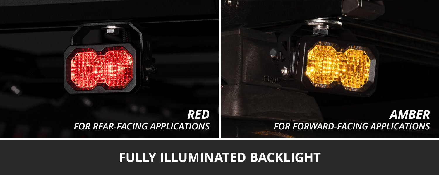 Diode Dynamics C2 2.0 SAE/DOT White Pro LED Pod (pair) For Tacoma