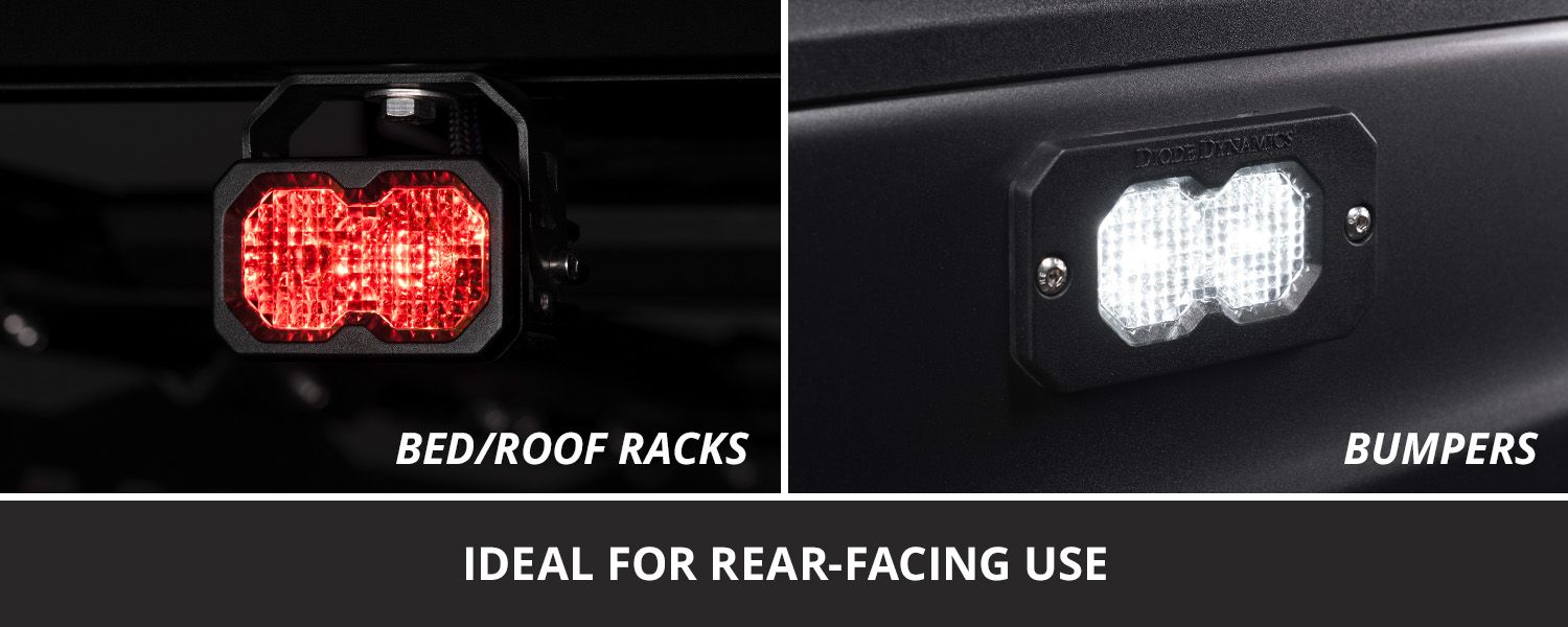 Diode Dynamics C2R White Flood LED Pod (pair)