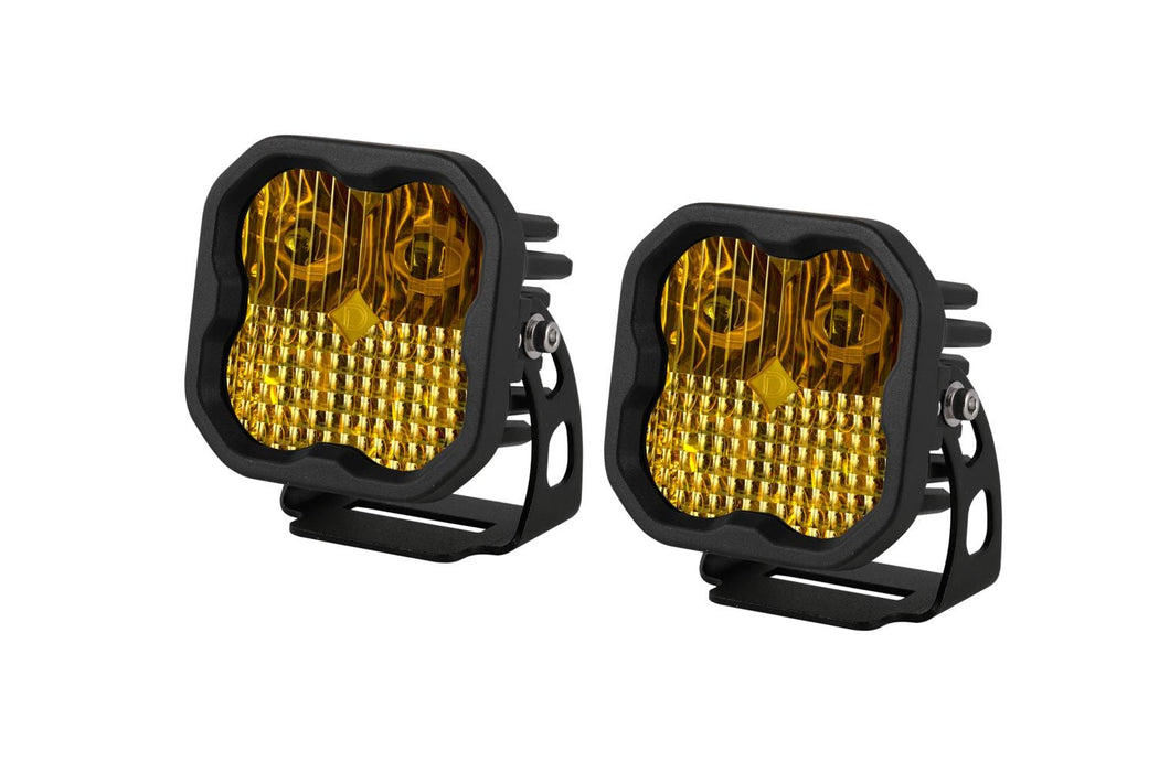 Diode Dynamics SS3 SAE Yellow Sport LED Pod (pair)