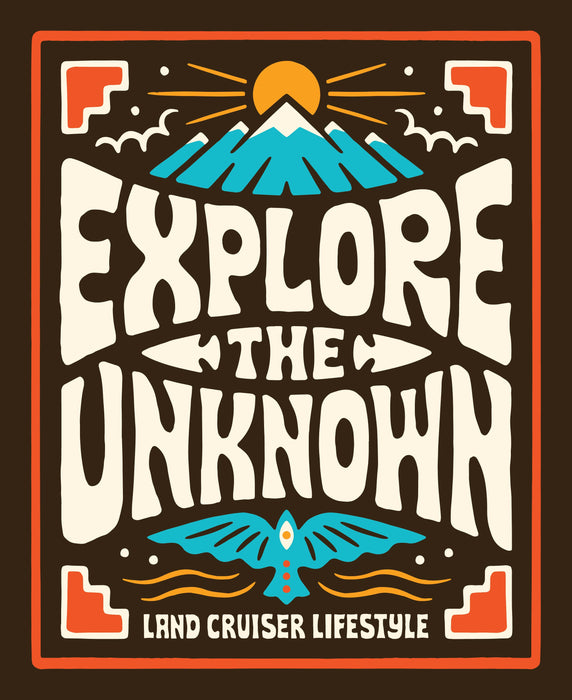 Land Cruiser Lifestyle Explore The Unknown Sticker