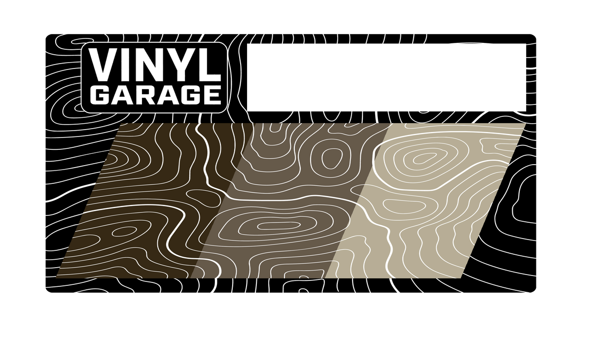 Vinyl Garage B Pillar Three Stripe Decal