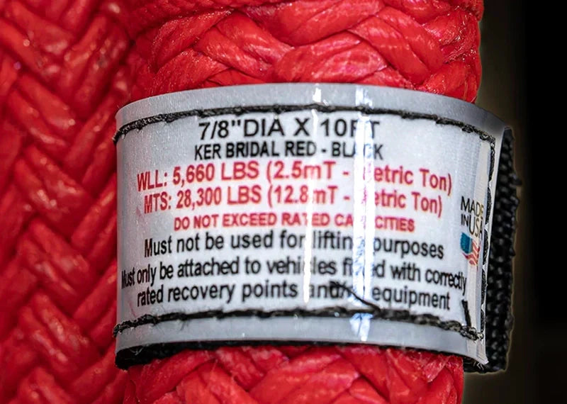 Factor 55 Extreme Duty Kinetic Energy Bridle 7/8” x 10’