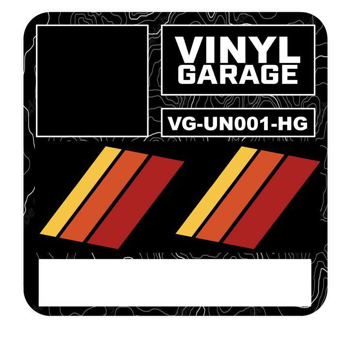 Vinyl Garage Glove Box Keyhole Cover