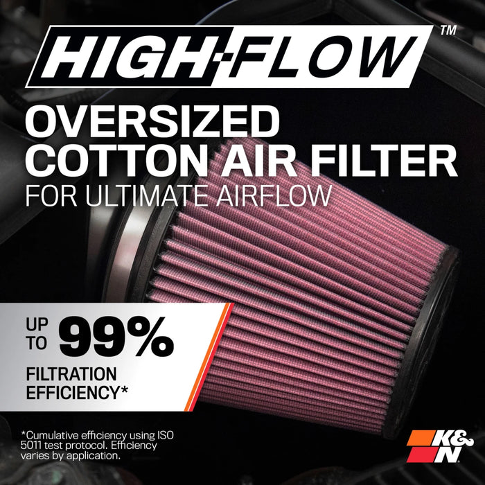 K&N Cold Air Intake H-Flow Air Filter Roto Mold Tube For Land Cruiser 250 (2024-Current)