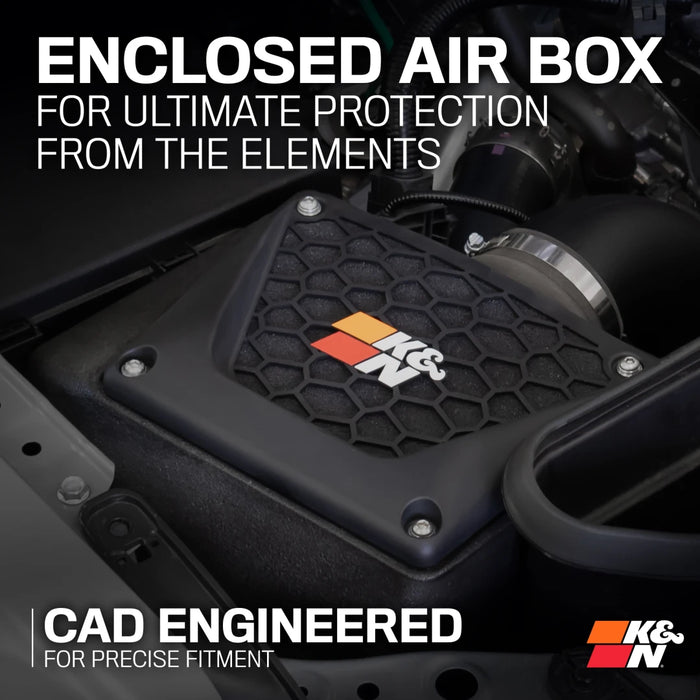 K&N Cold Air Intake H-Flow Air Filter Roto Mold Tube For Land Cruiser 250 (2024-Current)
