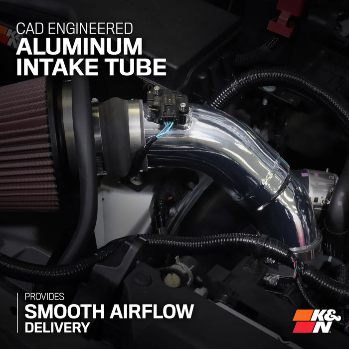 K&N Cold Air Intake H-Flow Air Filter Aluminum Tube For Land Cruiser 250 (2024-Current)
