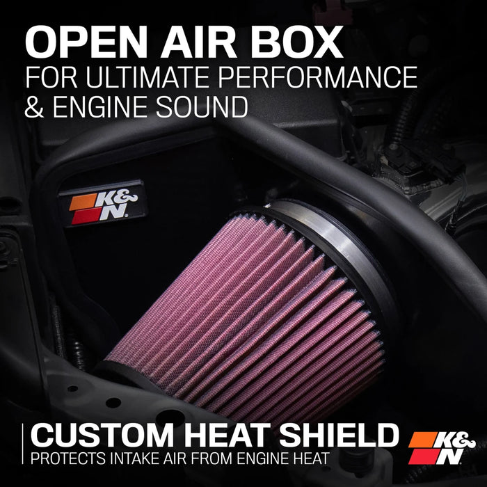 K&N Cold Air Intake H-Flow Air Filter Aluminum Tube For Land Cruiser 250 (2024-Current)