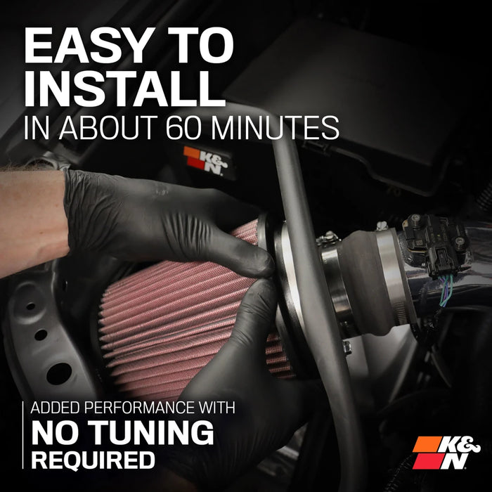 K&N Cold Air Intake H-Flow Air Filter Aluminum Tube For Land Cruiser 250 (2024-Current)