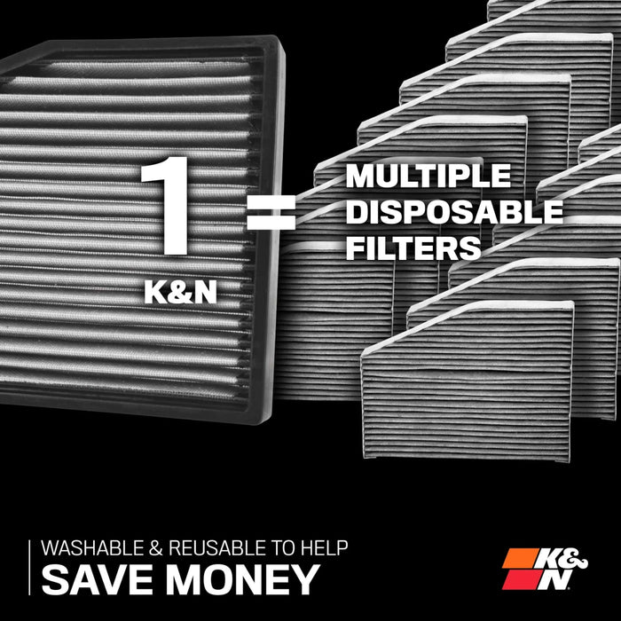 K&N Lifetime Washable Cabin Air Filter For Land Cruiser 250 (2024-Current)