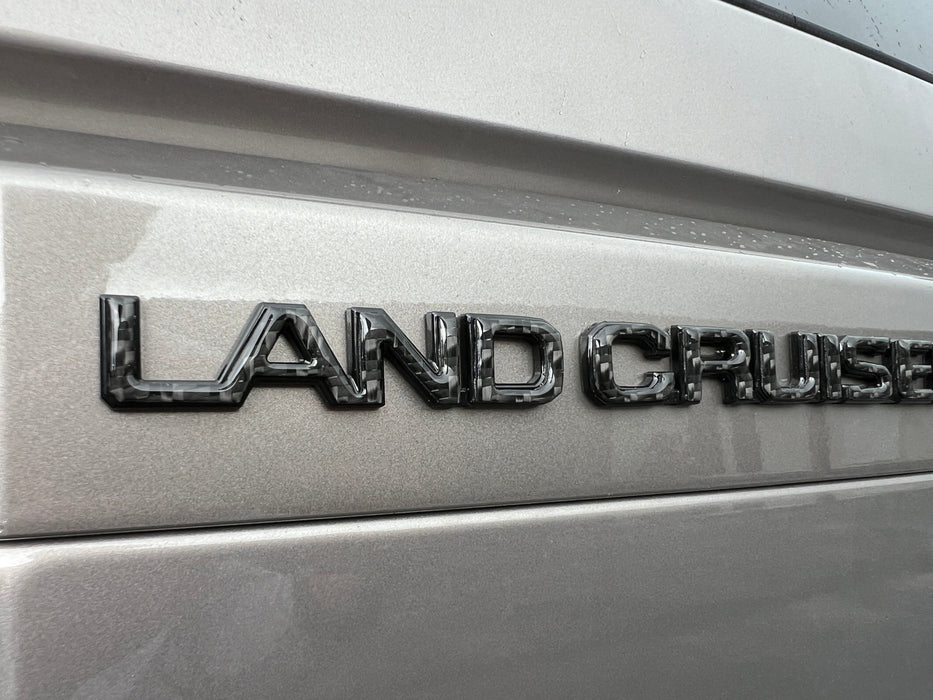 Tufskinz Rear Liftgate Letter Overlays for Land Cruiser (2024-Current)