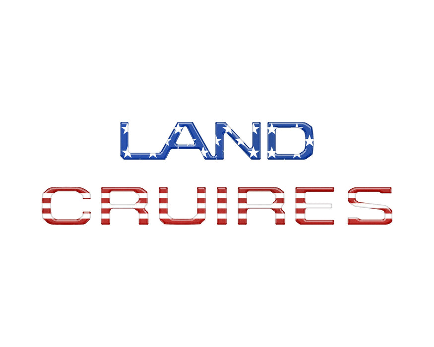 Tufskinz Rear Liftgate Letter Overlays for Land Cruiser (2024-Current)