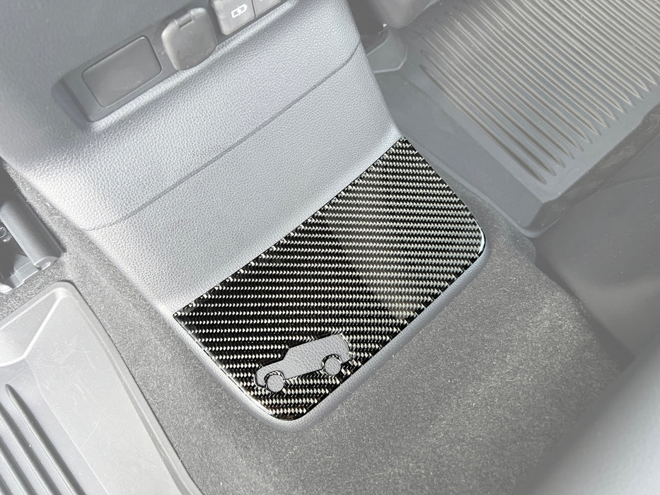 Tufskinz Rear Center Console Kick Plate Overlays for Land Cruiser (2024-Current)