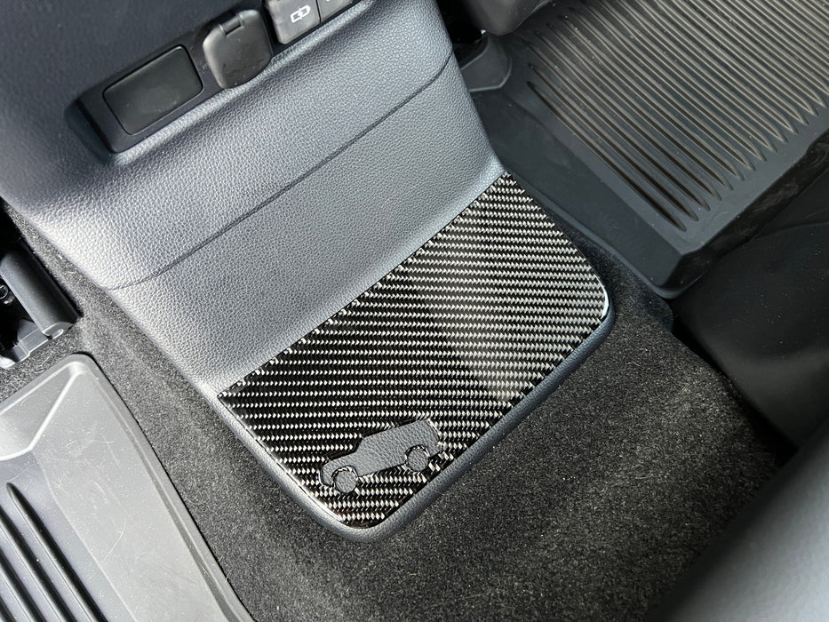 Tufskinz Rear Center Console Kick Plate Overlays for Land Cruiser (2024-Current)