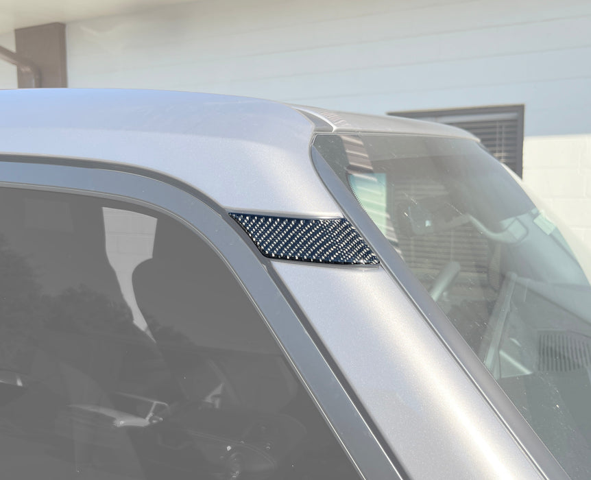Tufskinz Upper A Pillar Upper Overlays for Land Cruise (2024-Current)