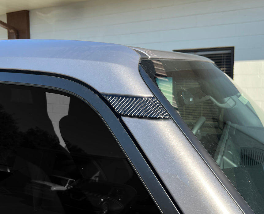 Tufskinz Upper A Pillar Upper Overlays for Land Cruise (2024-Current)