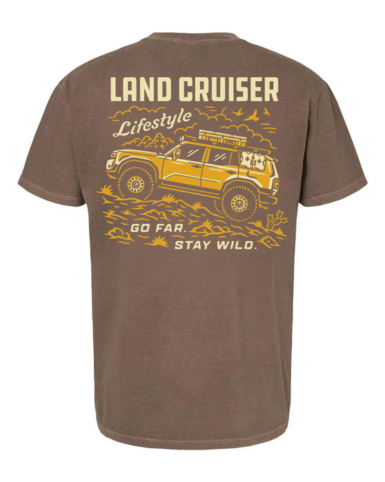 Land Cruiser Lifestyle Washed Desert Brown Stay Wild Shirt