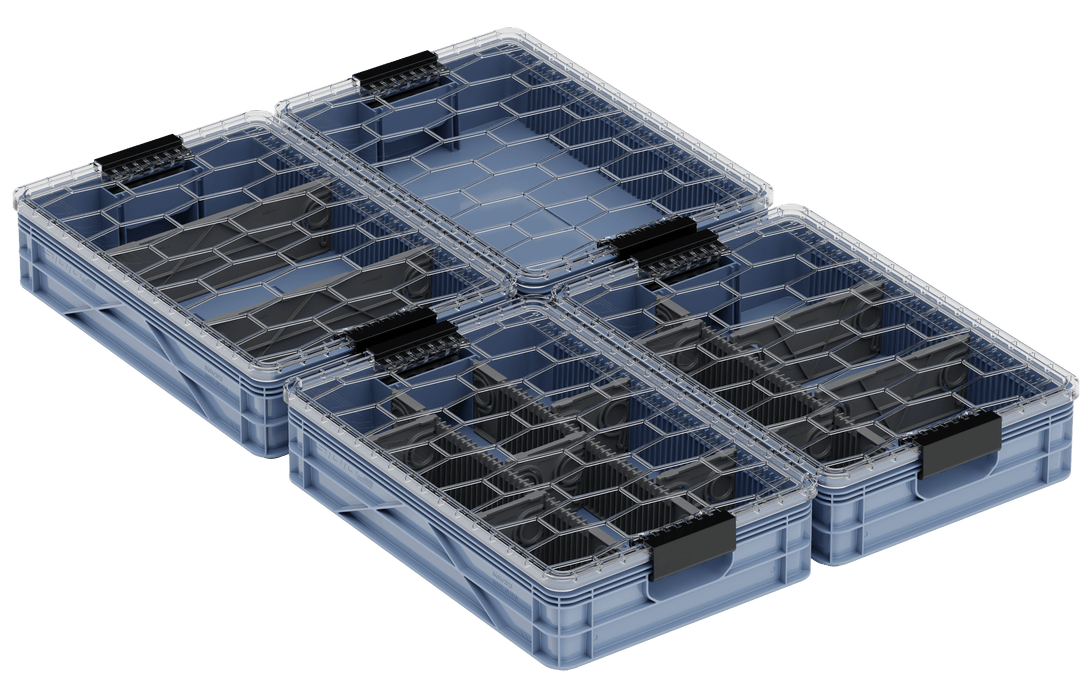 SidioCrate Quarter Crate 4 Pack