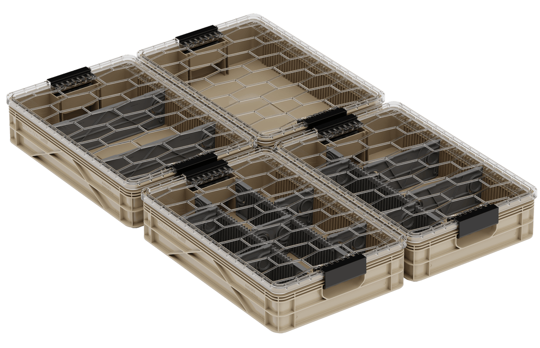 SidioCrate Quarter Crate 4 Pack