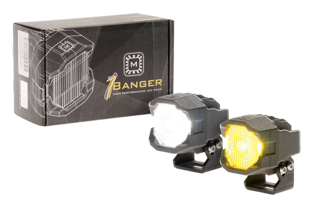 Morimoto 1 Banger LED Pods: HXB Flood Beam