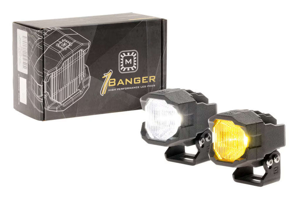 Morimoto 1 Banger LED Pods: HXB Wide Beam