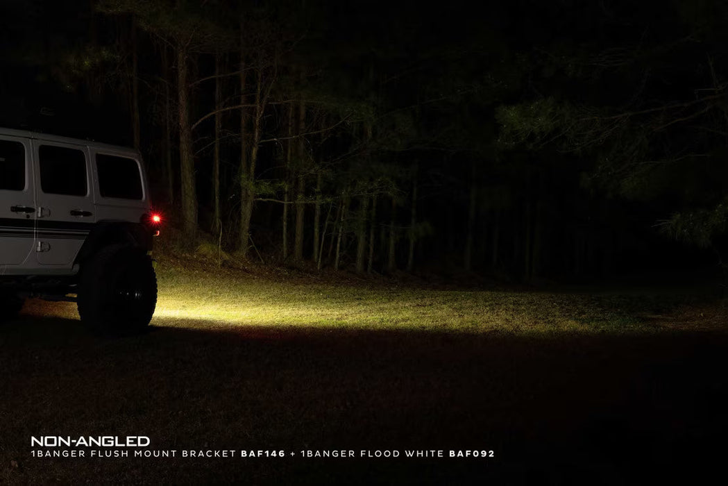 Morimoto 1 Banger Pod Lights: Flush Mounting Kit