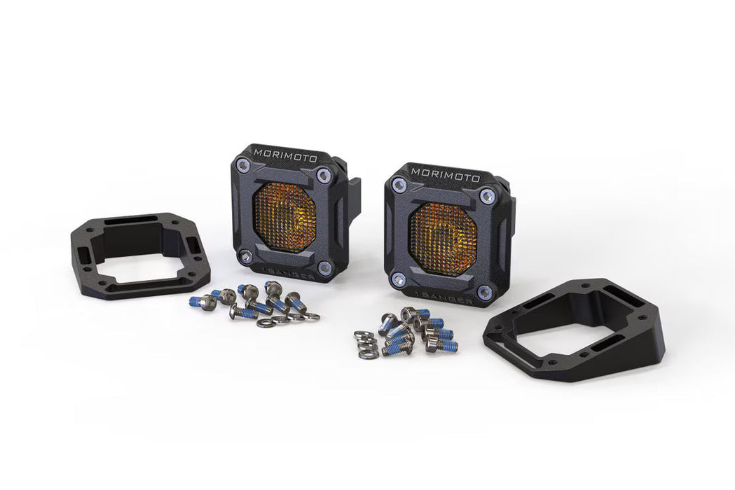 Morimoto 1 Banger Pod Lights: Flush Mounting Kit