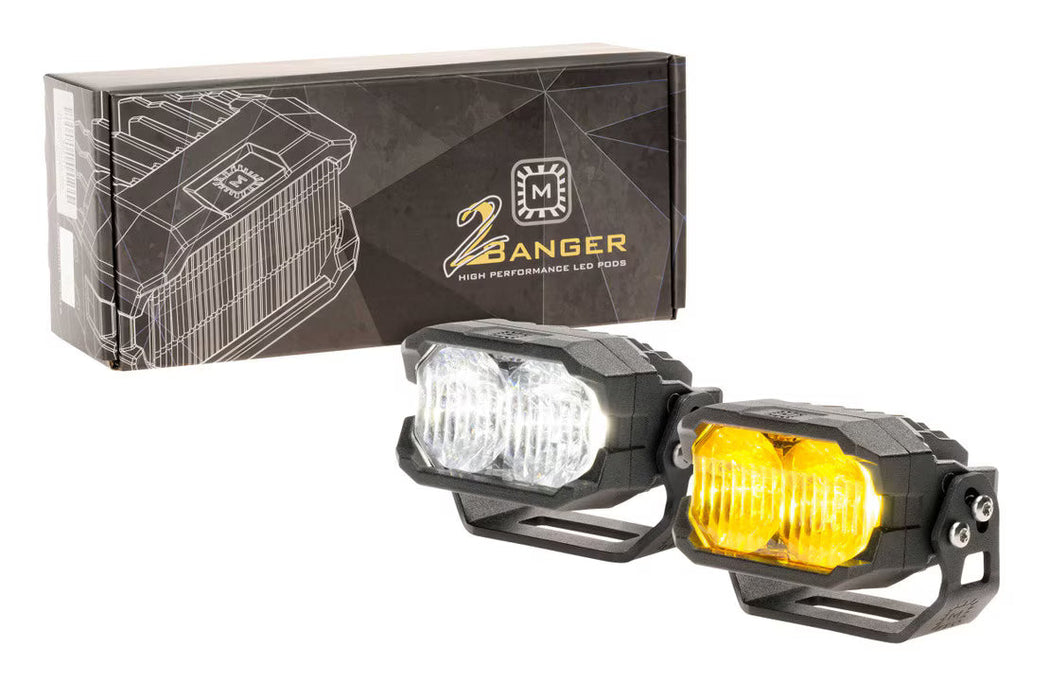 Morimoto 2 Banger LED Pods: NCS Combo Beam