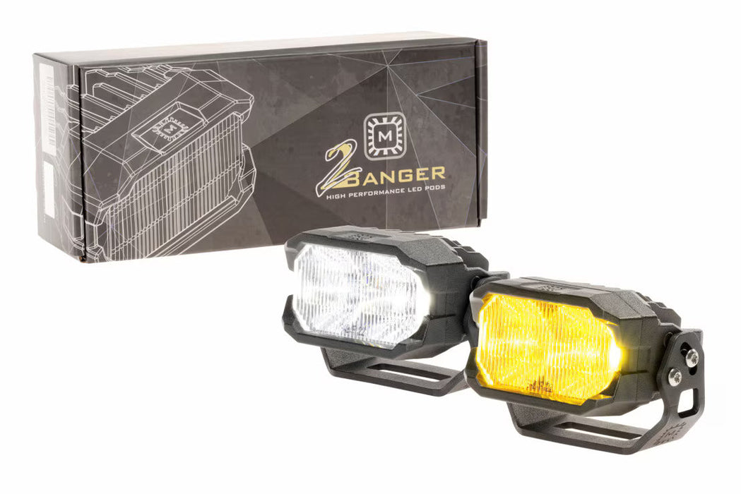 Morimoto 2 Banger LED Pods: NCS Wide Beam