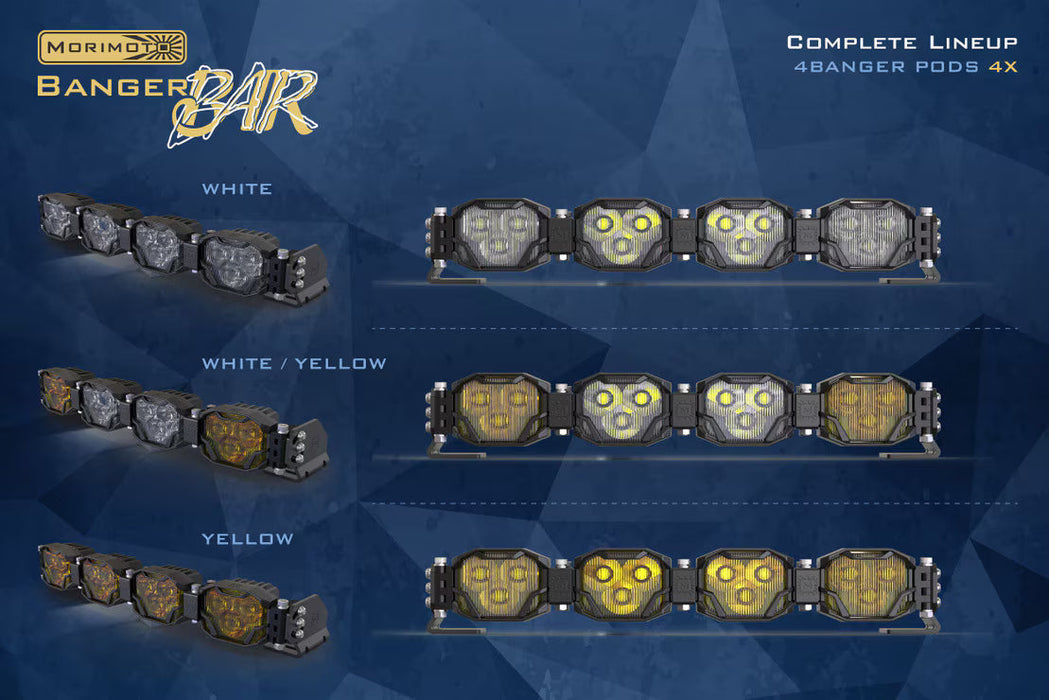 Morimoto 4 Banger Bar: 4 Pod / 16.5"
