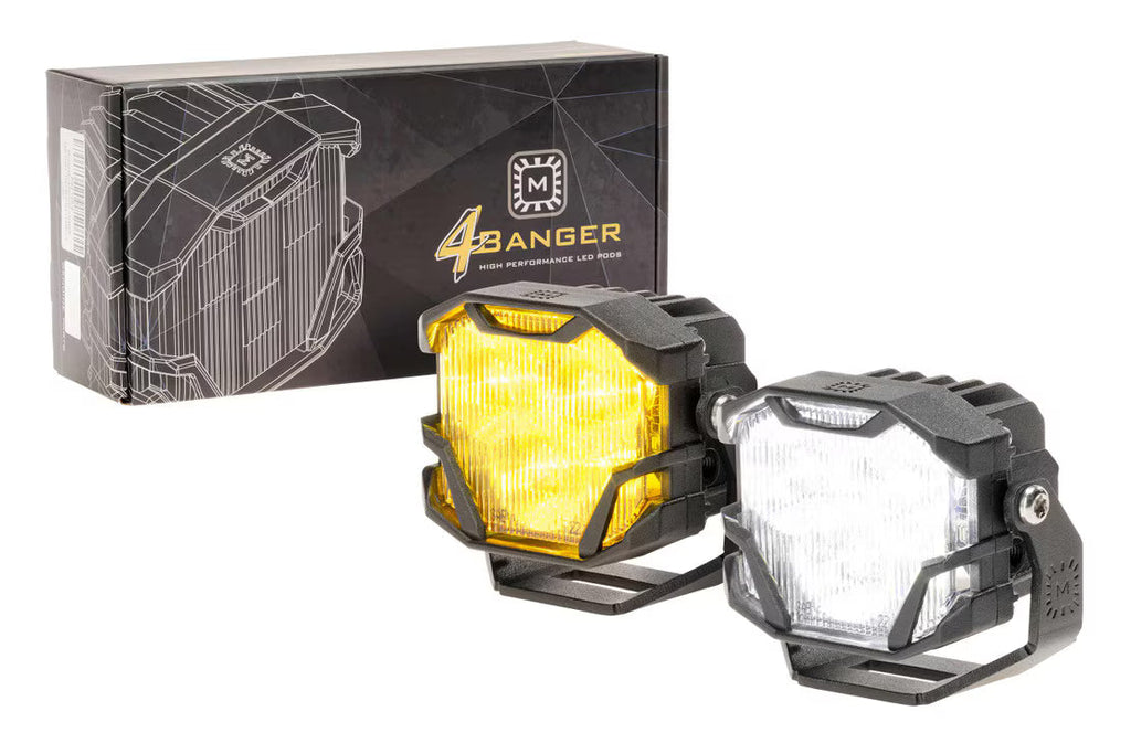 マリモ Morimoto 4 Banger LED Pods: NCS Wide Beam — Land Cruiser Lifestyle