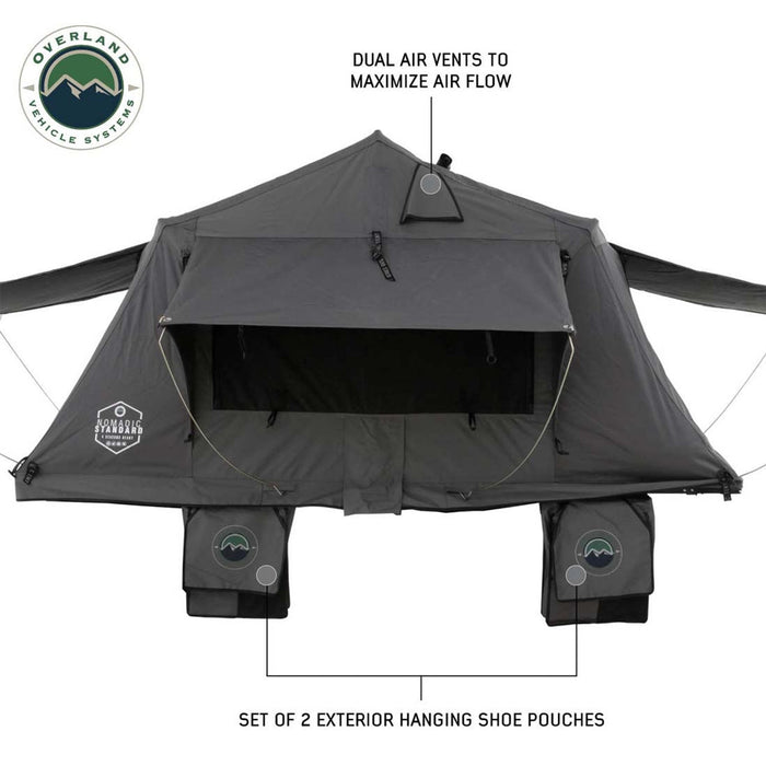 Overland Vehicle Systems HD Nomadic 2 Standard Soft Shell Roof Top Tent