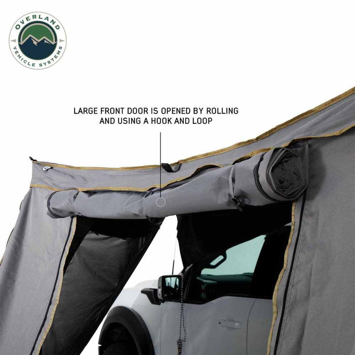 Overland Vehicle Systems HD Nomadic 270 Degree Awning Wall 1 with Door & Window