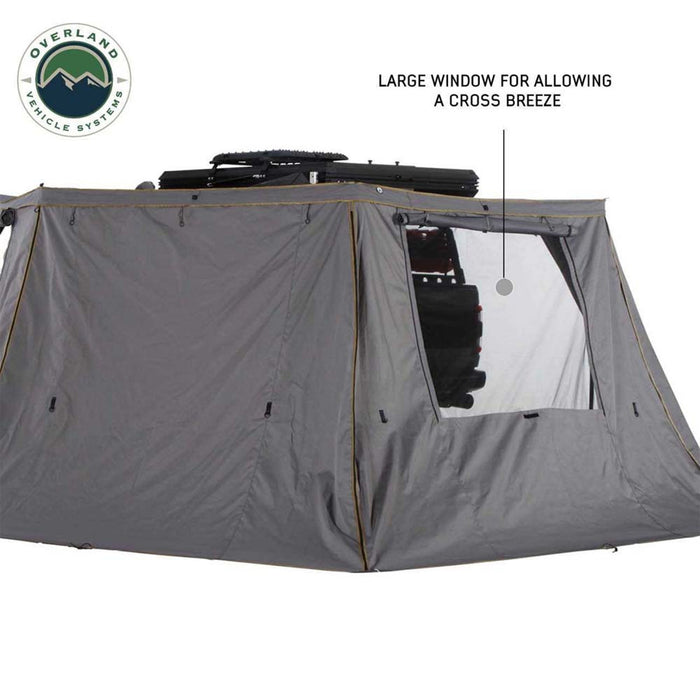 Overland Vehicle Systems HD Nomadic 270 Degree Awning Wall 2 with Window