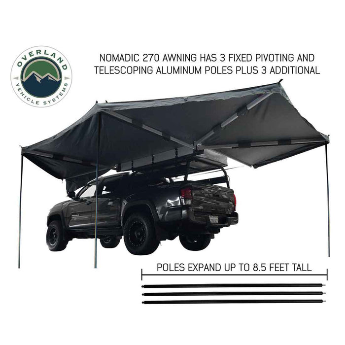 Overland Vehicle Systems HD Nomadic 270 Degree Awning & Wall 1, 2, & 3