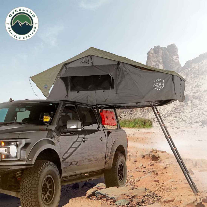 Overland Vehicle Systems HD Nomadic 3 Extended Soft Shell Roof Top Tent