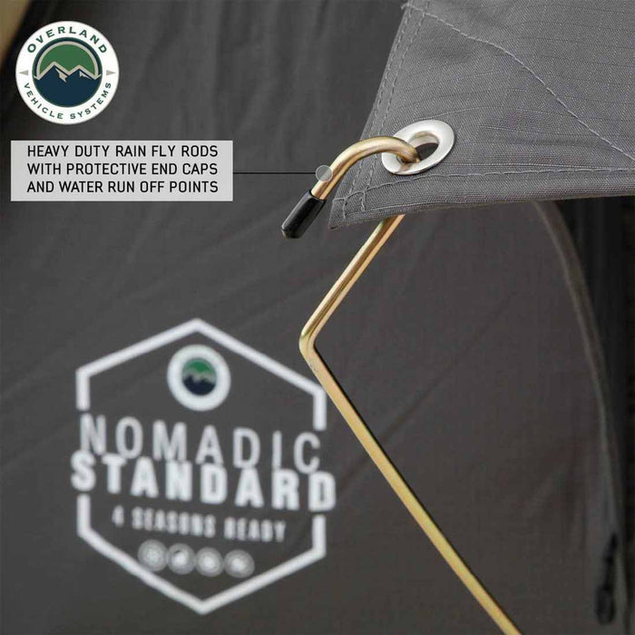 Overland Vehicle Systems HD Nomadic 3 Standard Soft Shell Roof Top Tent